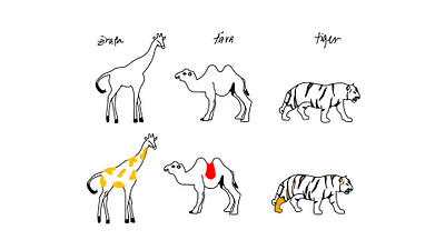 illustrations for kids animals design graphic design illustrations kids kids design ui vector