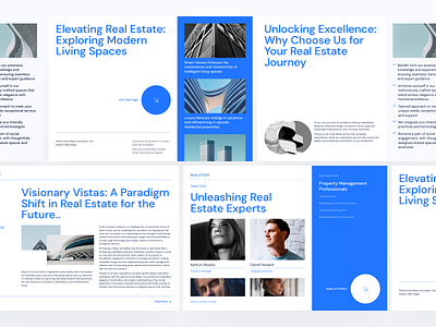 UI/UX Design - Real Estate Agency Website app beautifulinterface bluecolorschem branding cleandesign creativelayout design designinspiration elegantui eyecatching functionalwebsite illustration minimalisticdesign modernwebdesign realestatewebsite responsivedesign typography ui ui ux visualappeal