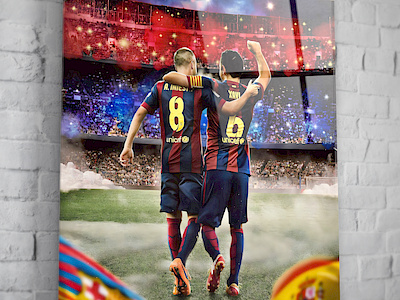 FootballArcade Xavi - Barcelona Legend T-Shirt