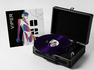 Vinyl Cover Album Art albumcover branding design graphic design ulbumdesign vinyldesign