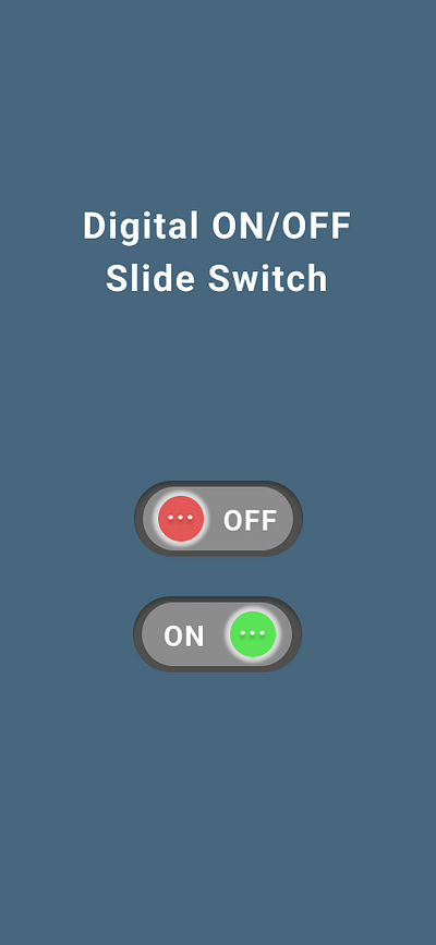 Digital On/off Switch design figma onoff switch ui ux