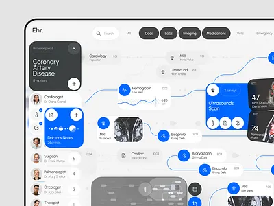 EHR. - Patient Health Overview care design diagnosis ehealth ehr emr health medical medicine patient phr telehealth telemedicine uxdesign web