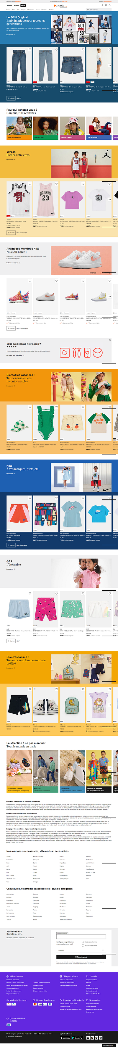 Zalando ecommerce ecommerce website development shopify ui web design web development