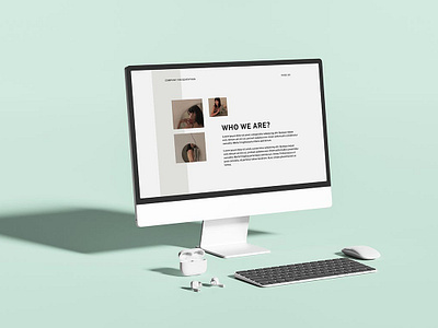 iMac Screen Presentation Mockup abstract clean device display laptop mac macbook mockup phone phone mockup presentation realistic simple smartphone theme ui ux web webpage website