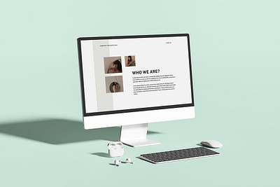 iMac Screen Presentation Mockup abstract clean device display laptop mac macbook mockup phone phone mockup presentation realistic simple smartphone theme ui ux web webpage website