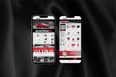 Web Design for mobile branding cars design graphic design identity illustration logo mobile redesign web design