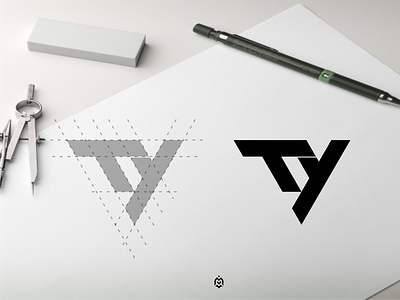 TY monogram logo concept 3d branding design graphic design logo logoconcept logoinspirations logoinspire logos luxurydesign