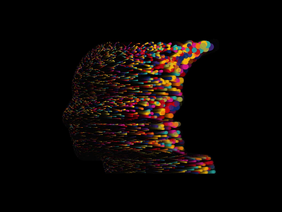 Beyond AI ai animation artificial intelligence design face gsap illustration javascript particles shadow silhouette