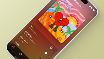Album and Playlist album app design ios mobile music playlist ui ux