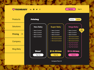 Pricing Page Exercise branding design graphic design ui ux visual design