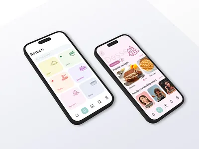 Cooking mobile app app clean cook cooking app design diet food ingredients ios meal minimal mobile recipe simple ui ui ux