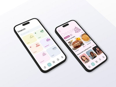 Cooking mobile app app clean cook cooking app design diet food ingredients ios meal minimal mobile recipe simple ui ui ux