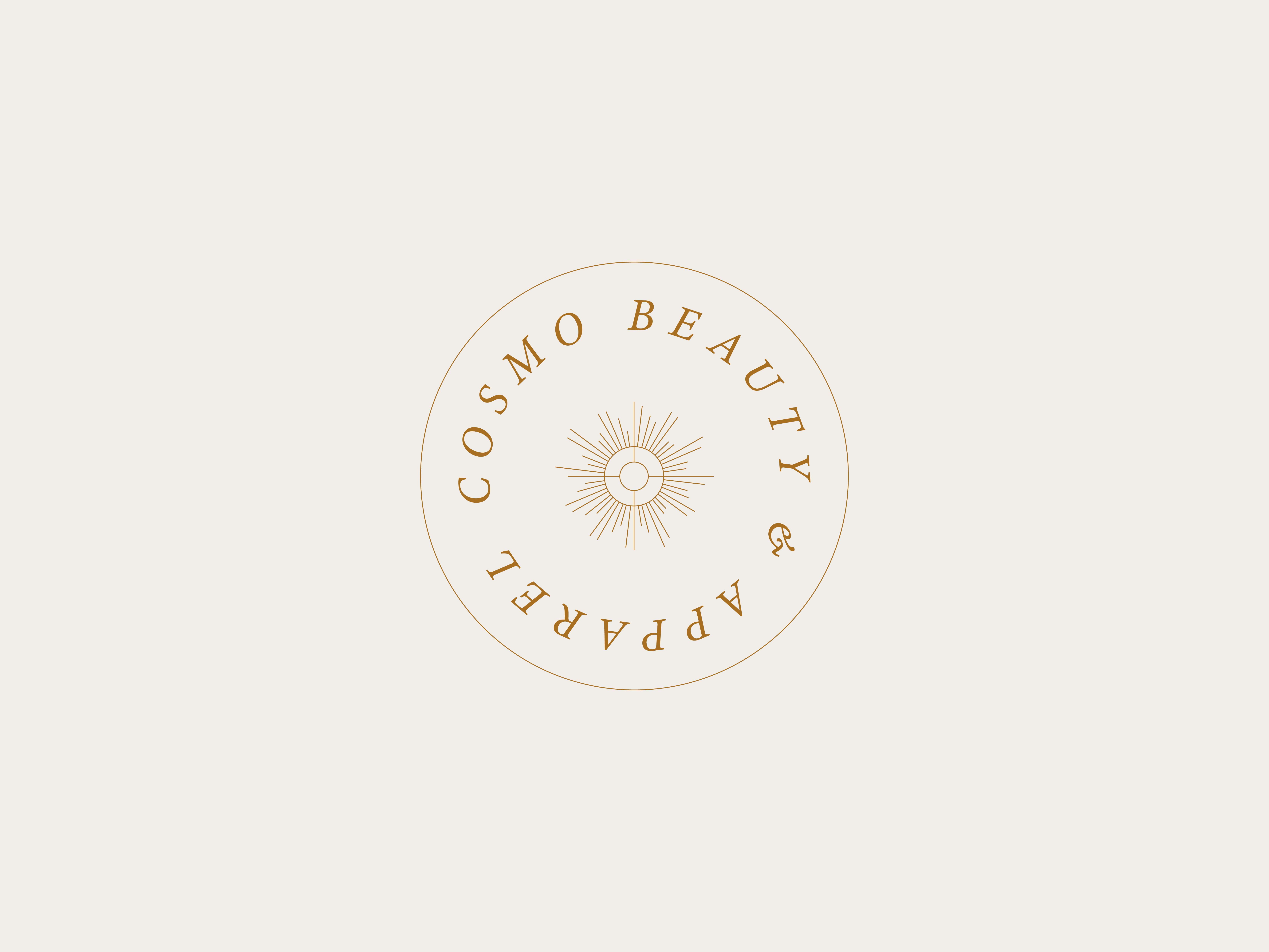 Cosmo Beauty & Apparel Logo Concept boho branding boho logo branding conscious design conscious logo design elevated branding elevated logo graphic design holistic logo logo logo design wellness logo