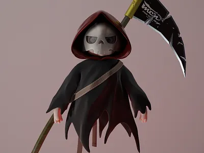 Wraith 3d blender illustration