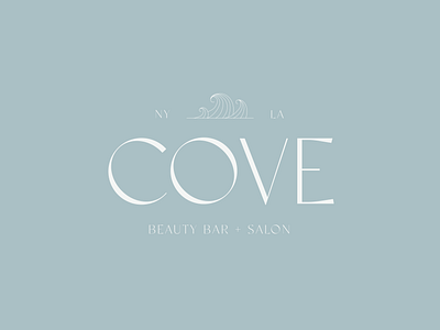 Cove Beauty Bar & Salon Logo Concept beauty bar logo boho branding boho logo branding coastal branding coastal logo conscious design conscious logo design elevated logo graphic design logo logo design salon logo