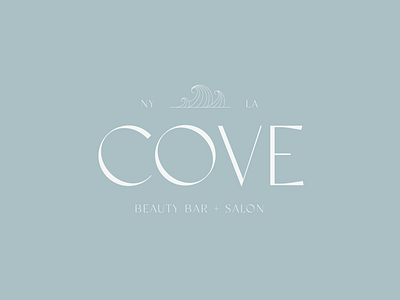 Cove Beauty Bar & Salon Logo Concept beauty bar logo boho branding boho logo branding coastal branding coastal logo conscious design conscious logo design elevated logo graphic design logo logo design salon logo