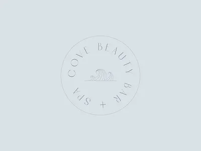 Cove Beauty Bar & Salon Logo Concept beauty bar logo boho branding boho logo branding coastal logo conscious branding conscious design conscious logo design elevated logo logo logo design salon logo wellness logo