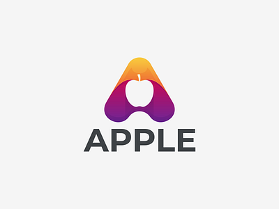 APPLE apple coloring apple logo branding design graphic design icon logo vector