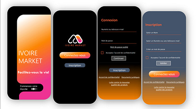 IVOIRE MARKET design graphic design ux uxui