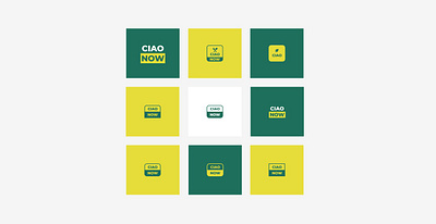Ciao Now Logo Iterations app branding design logo vector