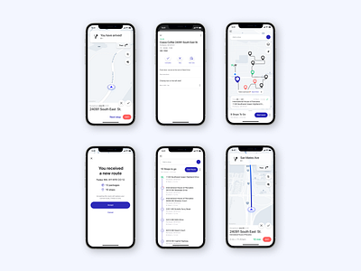 Transportation Apps - Optimise Your Operations design ui user experience user interface ux