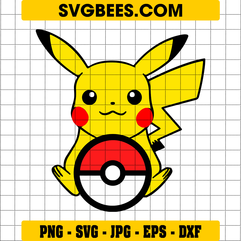 Pokemon Pikachu SVG by SVGbees: SVG Files for Cricut - Get Premium SVGs ...