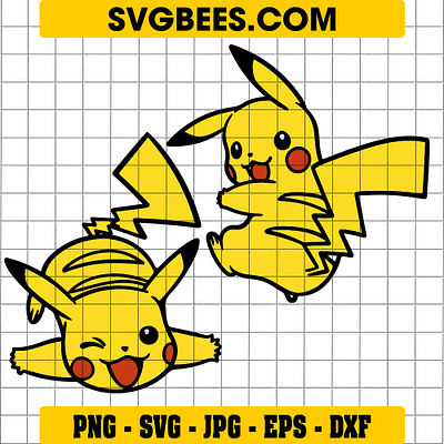 Pikachu Tail SVG pikachu tail svg svgbees