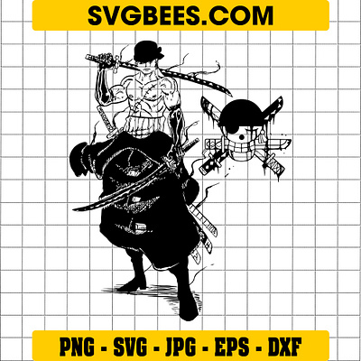 One Piece Zoro SVG one piece zoro svg svgbees