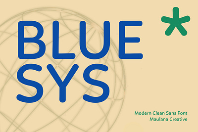 Bluesys Modern Clean Sans Font 3d animation branding branding font clean font font fonts graphic design logo maulanacreative modern clean modern font motion graphics sans webfont website font