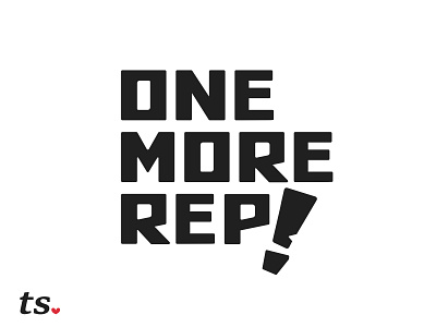 One More Rep - Gym Wall Mural graffiti graphic design gym hand lettering indonesia inspiration motivation mural strong typography wall art yogyakarta