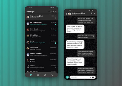 Direct messaging | Daily UI Challenge - #13 app design dailyui design figma messaging ui ui design uiux ux design uxdesign