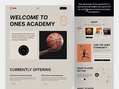 Sports Landing Page Design adventure sport app basketball best design clean design design dribbble2022 e commerce lending page playing shop sport sports sports website sportswear typography ui ui design uiuxdesign website