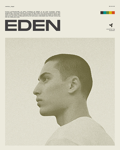 EDEN - Jonathan Ng banner creative design graphic design minimal poster