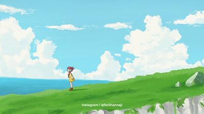 Uta Calling for Luffy 2d backgroundart backgroundillustration environtmentart