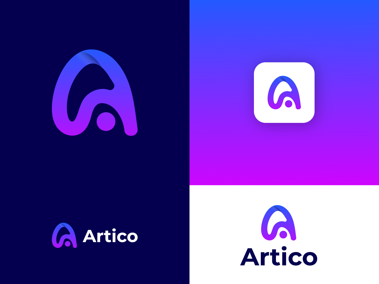 artico-a-letter-artist-s-logo-modern-statup-logos-by-bijoy-das-on