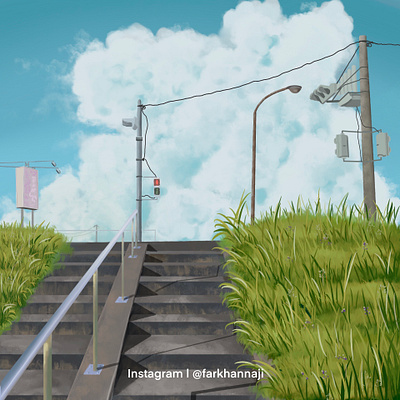 Crossway backgroundart backgroundillustration environtmentart