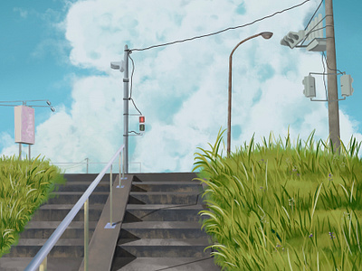 Crossway backgroundart backgroundillustration environtmentart