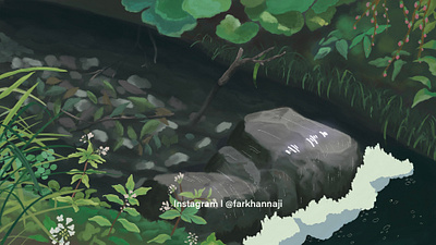 My Neighbor Totoro 2d backgroundart backgroundillustration illustration
