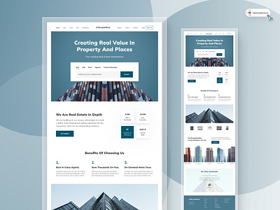 Real Estate Website 3d animation art branding dashboard digitaldesign flatdesign graphic design illustration innovationsync landing page logo mobile motion graphics nft product design typography ui webdesign website