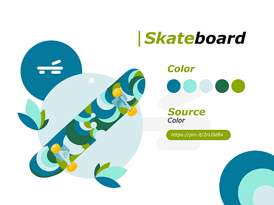 Skateboard branding design graphic design illustration logo ui vector
