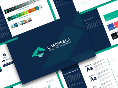 Brand Style Guideline for Cambirela Asset Management abstract logo app brand book brand identity brand style guideline branding ca logo company branding corporate branding design identity logo logo design logo idea minimal minimalist logo ui ux visual visual identity