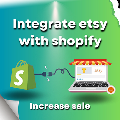 How to Integrate Etsy with Shopify? branding design etsy graphic design illustration landing page logo shopify shopify landing page shopify product page ui