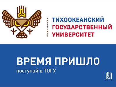 Фирменный стиль государственный образование россия тихоокеанский тогу университет хабаровск