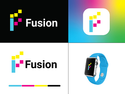 F Logo Design For Sell branding design f logo fusion logo graphic design illustration letter logo logo tech logo typography ui vector