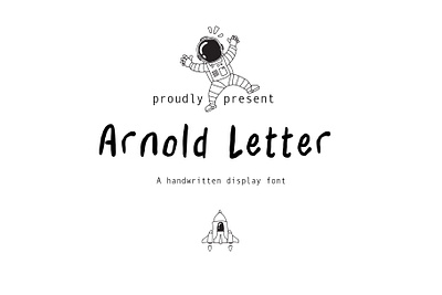Arnold Letter display font font fonts handwritten font typo typography