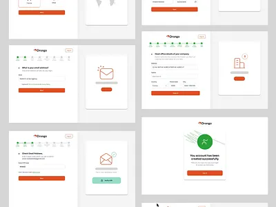User Register Flow - Interaction UX animation dashboard design interaction onboard prototype register register flow user flow user onboard