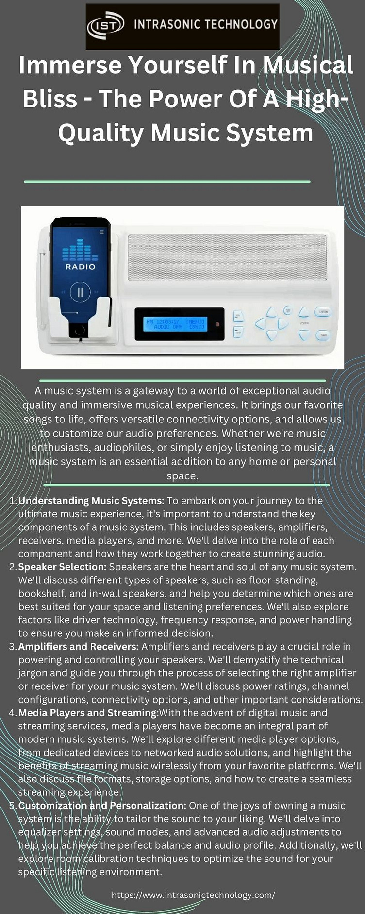 The Power Of A HighQuality Music System by Intrasonic Technology on