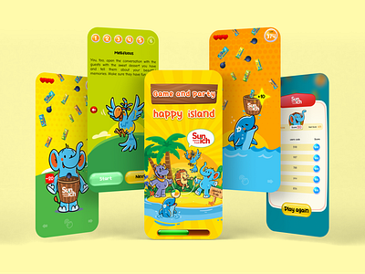 Kids Gamification Design 3d animation branding graphic design motion graphics ui