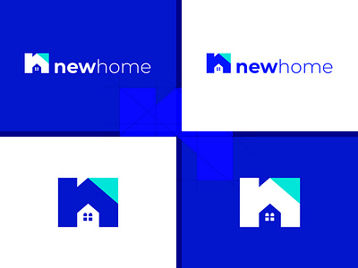 Newhome Logo Concept 3d logo apps logo brand identity branding logo crypto logo graphic design icon logo minimalist logo modern logo typographic logo