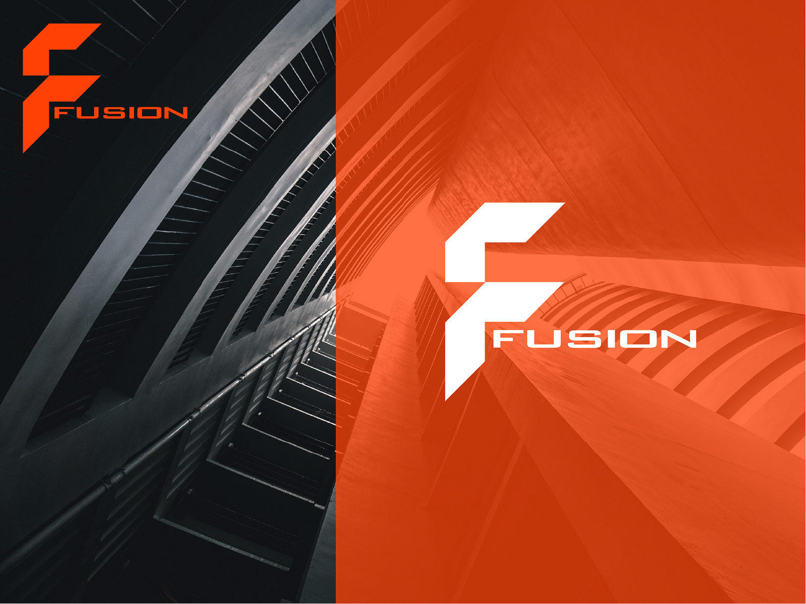 FUSION : Logo Design Concept by Sayan Roy on Dribbble